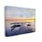 Stupell Industries Tranquil Lake Dock Sunset Nautical Summer Sanctuary Canvas Wall Art